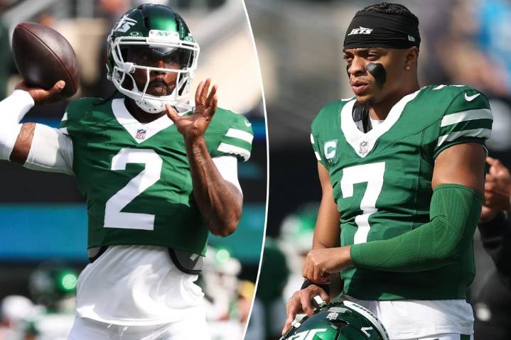 Justin Fields benched for Tyrod Taylor as Jets try to spark offense