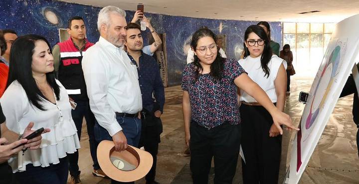 Supervisa Bedolla avances de la modernización del Planetario de Morelia