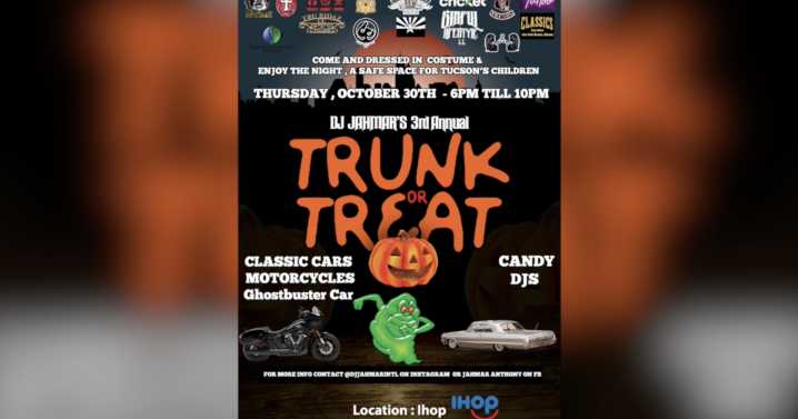 Put on your costumes and head to DJ Jahmar's 3rd Annual Trunk or Treat