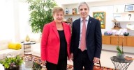 Caputo se reunió con Georgieva en Washington