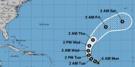 Tropical Storm Lorenzo forms in Atlantic