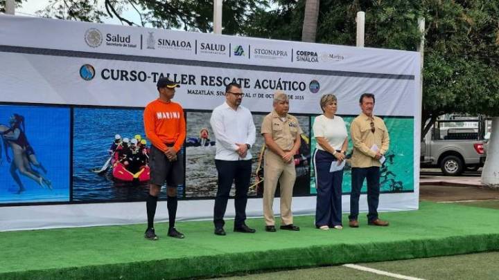 Realiza personal naval el tercer ‘Curso-Taller de Rescate Acuático 2025’ en Mazatlán