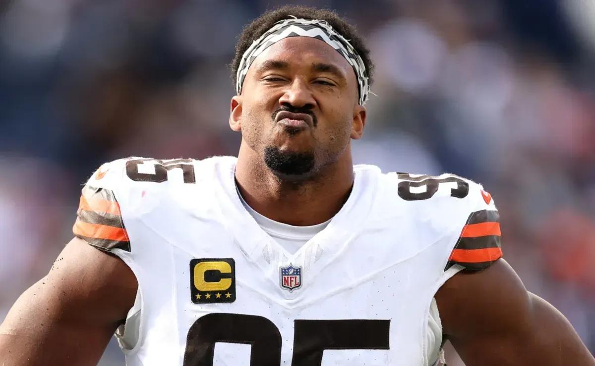 Myles Garrett shares big hint on his future with the Browns following defeat to the Patriots