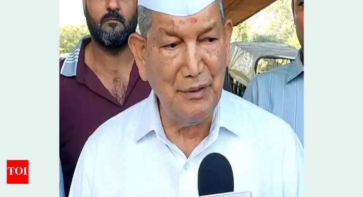 Dehradun: Ex-Uttarakhand CM Harish Rawat in crash scare; vehicle damaged near Meerut