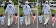 Thiago Medina dio el primer paseo con sus hijas tras recibir el alta de su  accidente: “Domingo en familia”