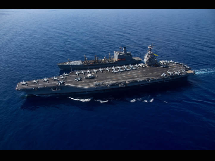 EE.UU. despliega el portaaviones Gerald Ford en el Caribe