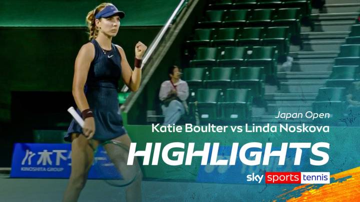 Katie Boulter vs Linda Noskova | Japan Open highlights