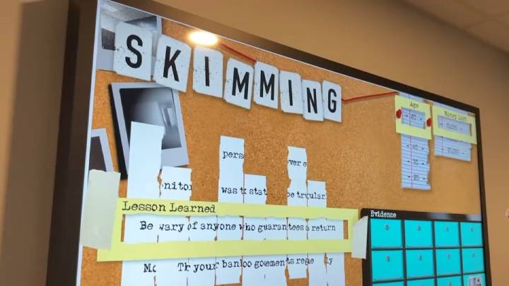 Financial scam escape room in Boston from Hanscom credit union