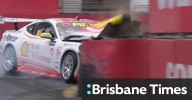 Brodie Kostecki finds the wall at Gold Coast 500