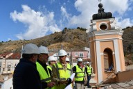 Una segunda fase de las obras de la iglesia de la Virgen de la Luz acometerá la restauración de los frescos