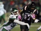 Davis: From Roughriders linebackers: "Try picking on us!"