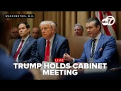COMING UP LIVE: President Trump holds cabinet meeting after Israel, Hamas agree to ceasefire deal