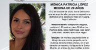 Se busca a Mónica Patricia López Medina de 29 años