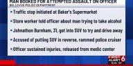 Man booked for attempted assault on officer