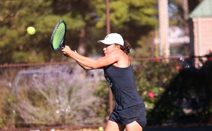 Girls tennis photos: Central Catholic’s Gasser vs. Northwestern’s Conner in D