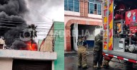 Caída de rayo en palmera provoca incendio en vivienda de Morelia [VIDEOS]