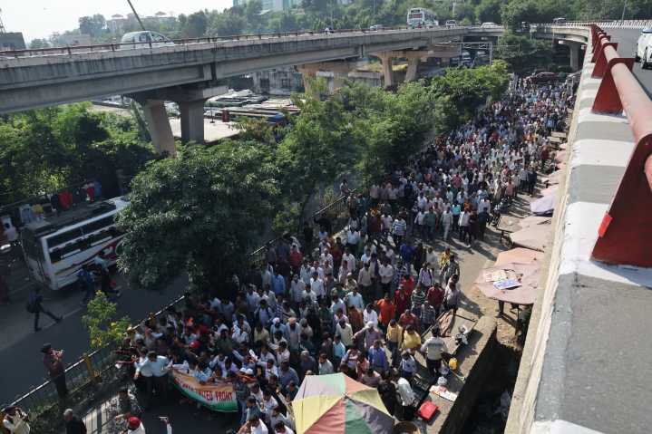 PHE Daily Wagers Hold Protests In Jammu, Demand Tabling Of Report On Regularisation In J&K Assembly