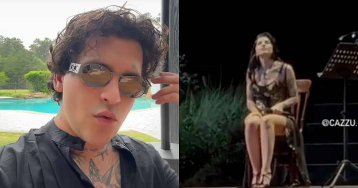 Cazzu estalla en pleno concierto tras comunicado de Nodal: “No recibo ayuda, sino ataques”