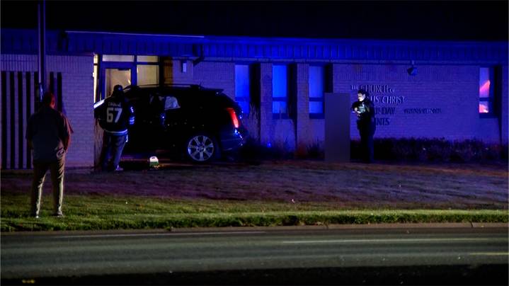 Driver on probation, without license, accused of DUI in church crash