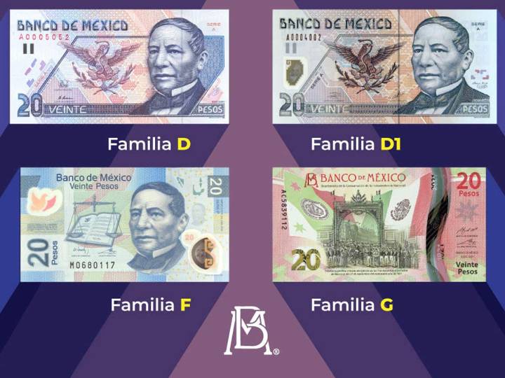 Bye baby… retiran a la de ya billete de $20 con imagen de Benito Juárez