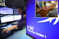 Stocks drop, gold surges at start of US government shutdown