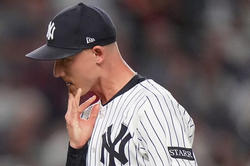 Boone defends his moves after Yankees bullpen falters again in playoff