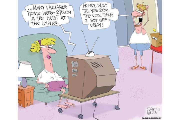 Editorial cartoon for Wednesday, Oct. 29, 2025