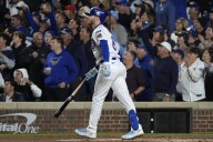 Deadspin | Ian Happ's blast sparks Cubs' win over Brewers, forcing Game 5