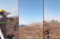 Preocupación por incendio en un sector de una desmotadora de algodón en Quimilí
