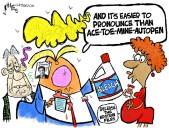 Cartoon: Ace-toe