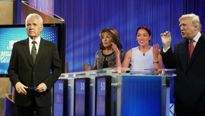 Trump, Palin, Ocasio-Cortez Face Off In Lowest-Scoring 'Celebrity Jeopardy!' Episode In History