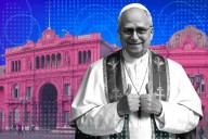 Solo en Off. Cinco meses después de asumir, el papa León XIV entró finalmente a la Casa Rosada
