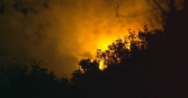 Cherry Fire grows to over 450 acres after winds continued through the day