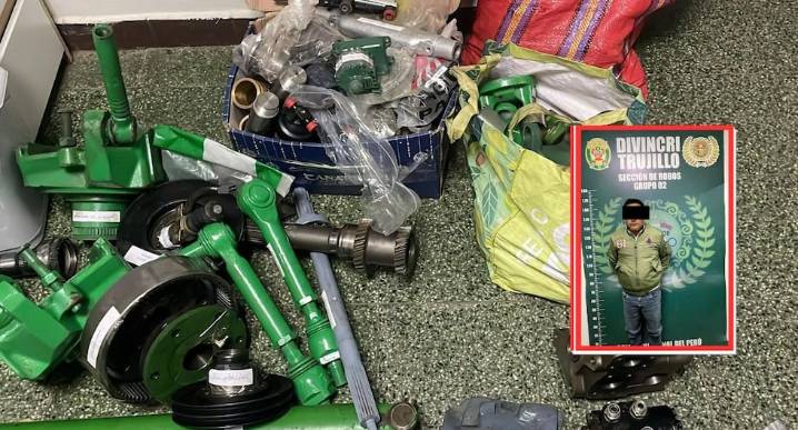 Trujillo: Intervienen a hombre con autopartes robadas valorizadas en 30 mil dólares (VIDEO)