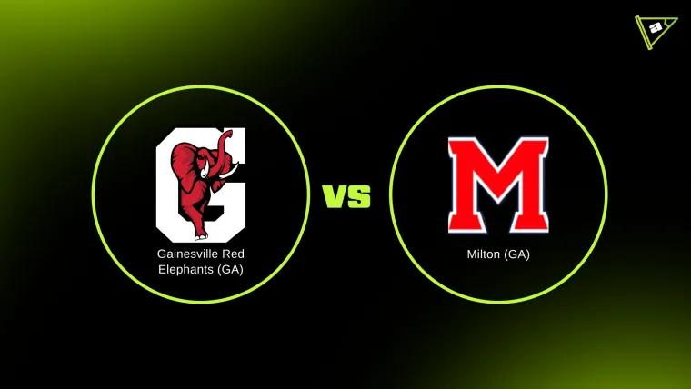 The Sporting News High School Football Game of the Week: Gainesville [GA] Red Elephants at Milton [GA] Eagles