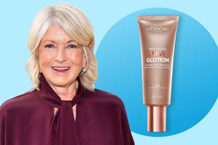 Martha Stewart's Glam Included the L’Oréal Paris Lumi Glotion