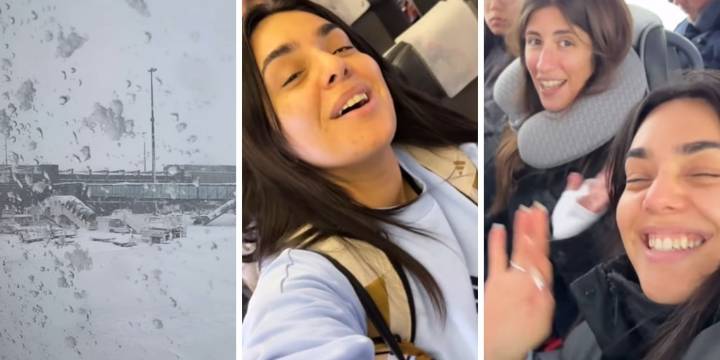 Ángela Leiva compartió el insólito destino europeo en el que quedó varada: “Cinco horas arriba del avión”