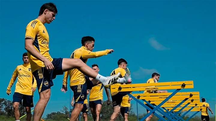 En medio de la preocupación por la salud de Russo, Boca volvió a los entrenamientos sin Paredes