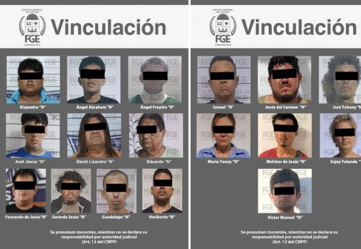 Vinculan a proceso a 17 personas por narcomenudeo en Cancún