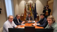 Mazón se dirige al Puesto de Mando Avanzado en Orihuela tras reunirse con el Consell por la DANA Alice