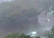 Lluvia intensa cae en Puerto Ordaz este lunes