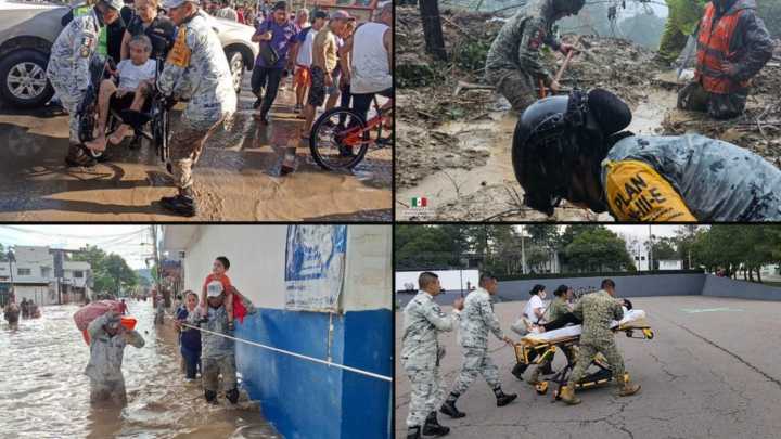 Suman 67 los desaparecidos y 64 muertos por lluvias en 5 estados