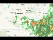 Monday storms bringing rain, lightning to parts of the Valley