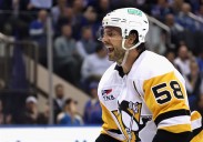 Kris Letang returns to Penguins practice — and steps into uncommon position