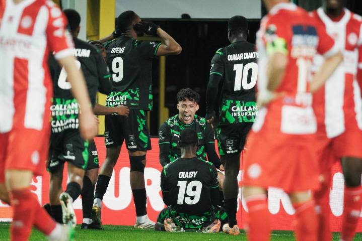 Heriberto Jurado anota su primer gol en Europa y da el triunfo al Cercle Brugge