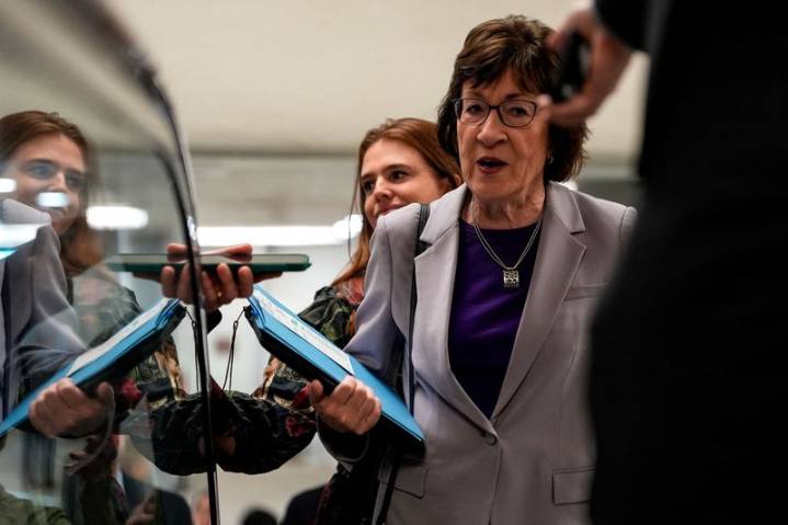 Democratic Maine Governor Janet Mills takes on US Senator Susan Collins