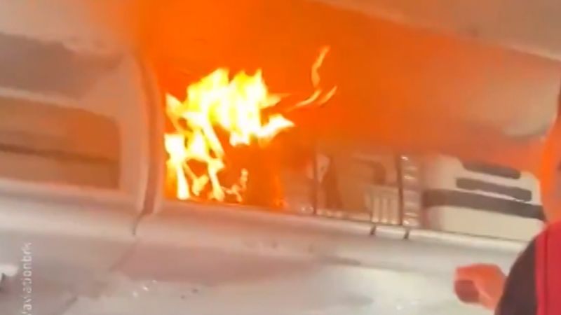 Battery fire breaks out on Air China flight