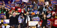 New York mayoral candidate Zohran Mamdani rallies voters with support from Bernie Sanders and AOC
