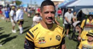 Dane Gagai brings family to Koori Knockout and embraces fans