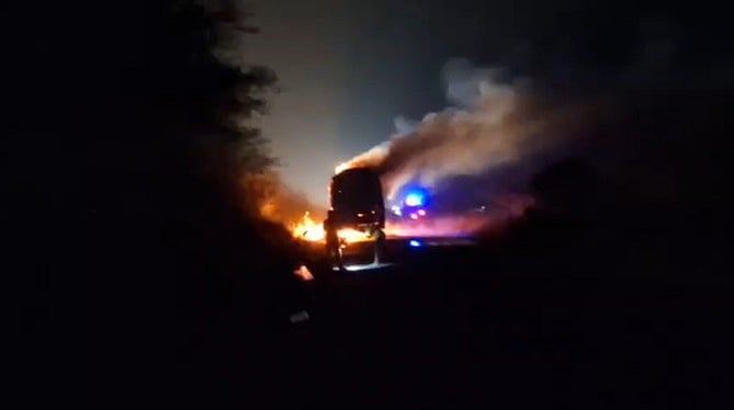 MP News: Passenger Bus Catches Fire In Ashoknagar; No Casualties Reported